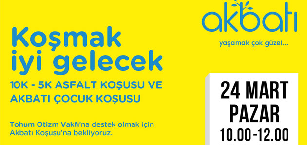 Akbatı Koşusu’nda iyiliğe koşuyoruz