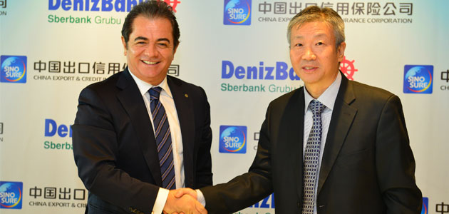DenizBank ile Çin İhracat ve Kredi Sigorta Kurumu Sinosure arasında güç birliği