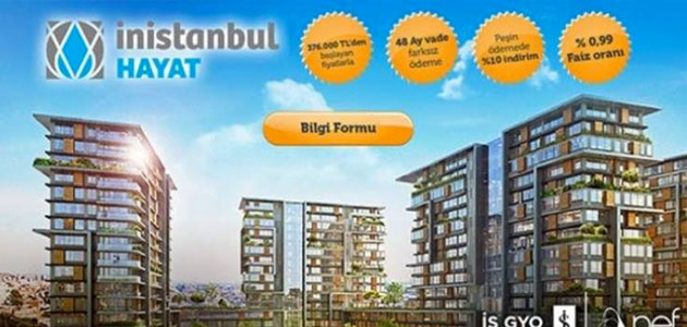 İnistanbul Hayat Projesi Fiyat,Ödeme Seçeneği ve İletişim Bilgileri 2016-04-25