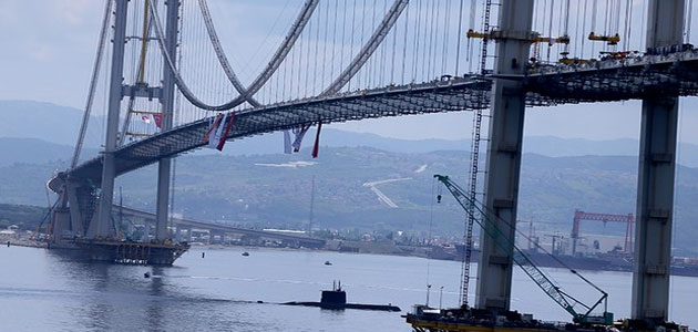 Osman Gazi Köprüsünde dikkat çeken ayrıntı