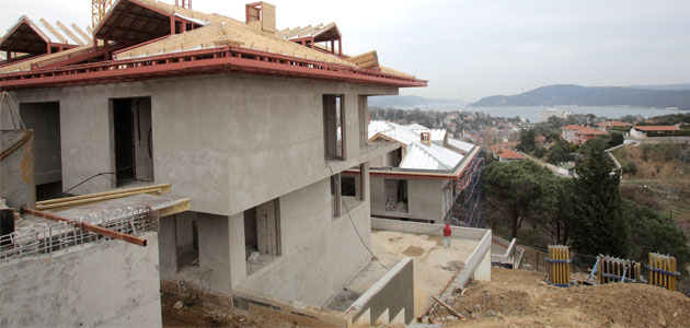 Therrapark Tarabya'da Kaba İnşaatın Sonuna Gelindi