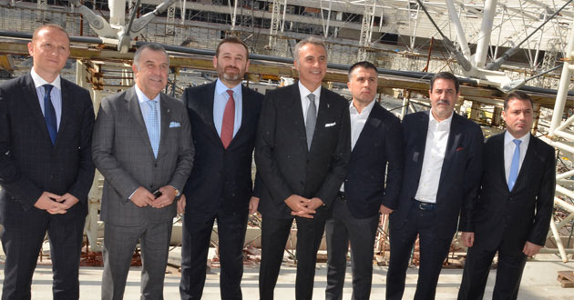 Aktif Bank’ın finansman desteği sağladığı Vodafone Arena’da inşaat hızla ilerliyor