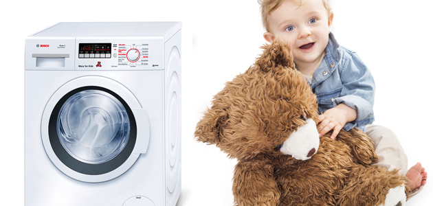Bosch Maxx for Kids Çamaşır Makinesi ile hassas ciltlere özel yıkama