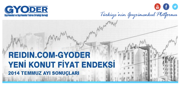  REIDIN-GYODER Yeni Konut Fiyat Endeksi Temmuz 2014