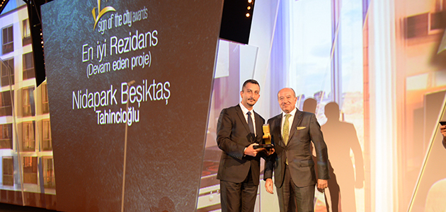 Tahincioğlu Nidapark Beşiktaş En İyi Rezidans Ödülü'ne layık görüldü