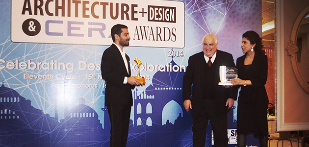 Hakan Demirel'e "Altın Genç Mimar" ödülü