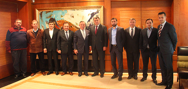 Dünya Ahıska Türkleri Birliği Başkanı'ndan Ağaoğlu'na ziyaret