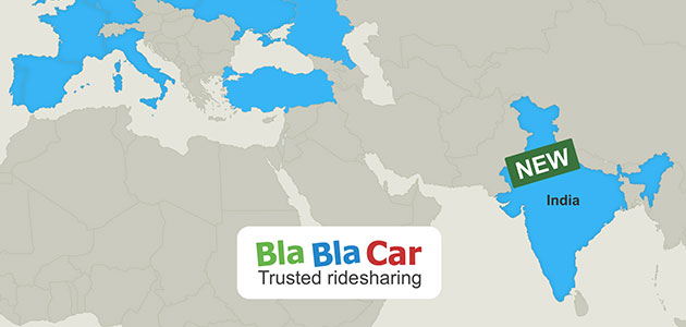 BlaBlaCar Hindistan’da Faaliyete Başlıyor