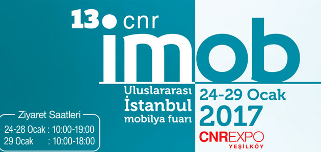 Türkiye’nin en büyük mobilya fuarı  CNR İMOB 24 Ocak’ta başlıyor