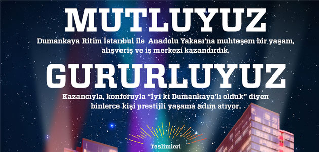 Dumankaya Ritim İstanbul Projesi Daire Teslimlerine Başlıyor 2016-05-30