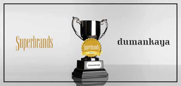 Dumankaya İnşaat 2014 Superbrands Ödülü’nün sahibi oldu.