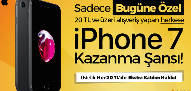 Evidea.com'dan Alışveriş Yapanlar iPhone7 Kazanıyor!