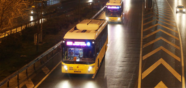 İstanbul'da Gece Ulaşımı Sağlayan Otobüs Hat ve Güzergahları