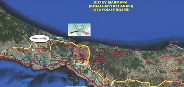Kuzey Marmara Otoyolu projesinde kamulaştırma başlıyor