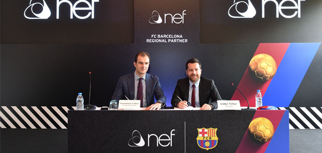 FC Barcelona’nın yeni sponsoru Nef 