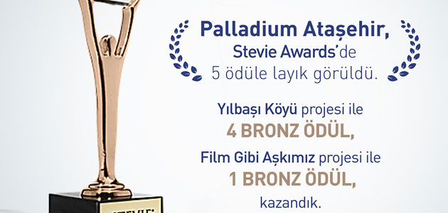 Palladium Ataşehir’e 5 Ödül Birden!
