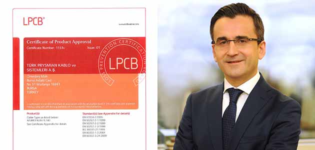 Prysmian Group Türkiye, LPCB sertifikası alan ilk firma oldu!