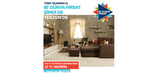 Tekzen’den Türk Telekom abonelerine 25 TL indirim