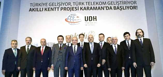 Türk Telekom'un'Akıllı Kent' projesinin ilki Karaman'da