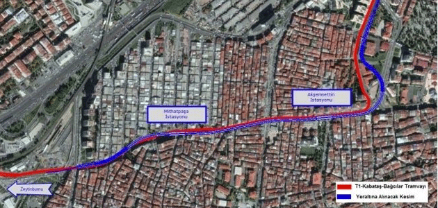 Seyitnizam-Zeytinburnu Tramvay Hattı Metroya Dönüşüyor