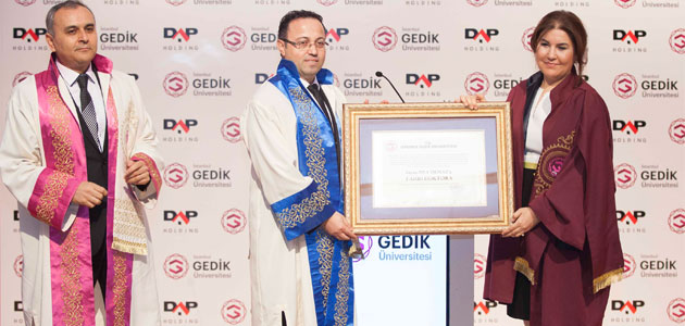 İstanbul Gedik Üniversitesi, İlk “Fahri Doktora” Unvanını, DAP Holding Yönetim Kurulu Başkanı Ziya Yılmaz’a Verdi