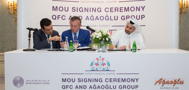Ağaoğlu, Katar Finans Merkezi ile niyet mektubu imzaladı