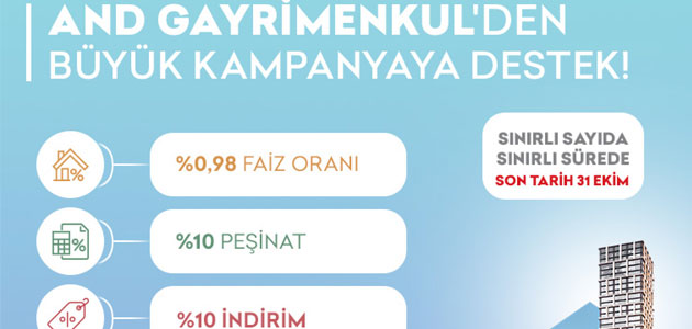 AND Pastel’de alacağın konutu deneyimleme kampanyası başladı