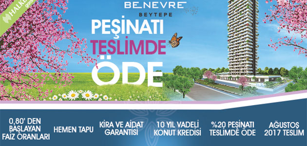 Benevre Beytepe'de Sıfır Peşinat İle Ev Sahibi Olma İmkanı