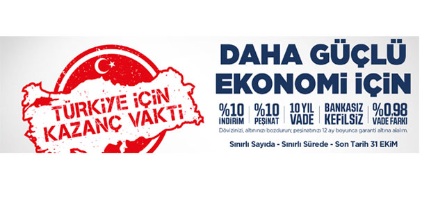 Emlak Konut GYO 0,98 faiz 120 ay kampanyasına dahil olan projelerini açıkladı