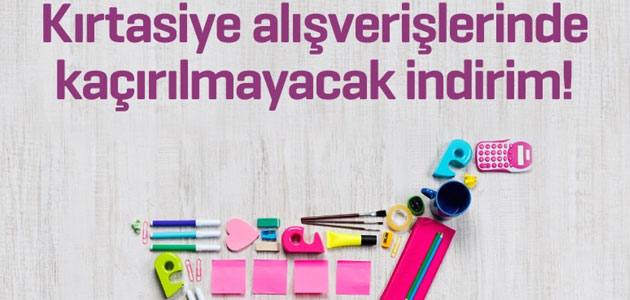 Enpara.com’dan kırtasiye alışverişlerinde kaçırılmayacak indirim!