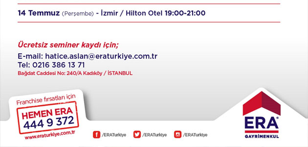 ERA Gayrimenkul' den, Franchise Seminerleri ve Eğitimleri