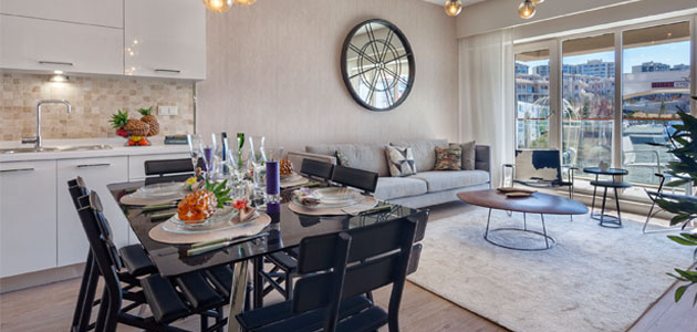 İncek Green Özenle Tasarladığı Örnek Dairesiyle  Ziyaretçilerini Bekliyor