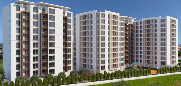 Ondörtüç Pendik'te kaba inşaat bitti