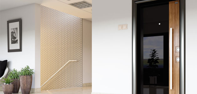 Çelik kapı camın ihtişamı ile buluştu 