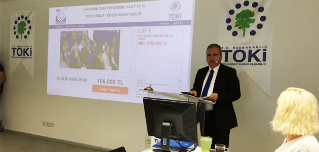 Toki Taşınmazlarına 3 Saatte 8 Milyon TL Teklif