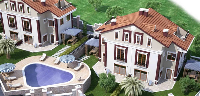 GRAVÜR ZEKERİYAKÖY VİLLALARI